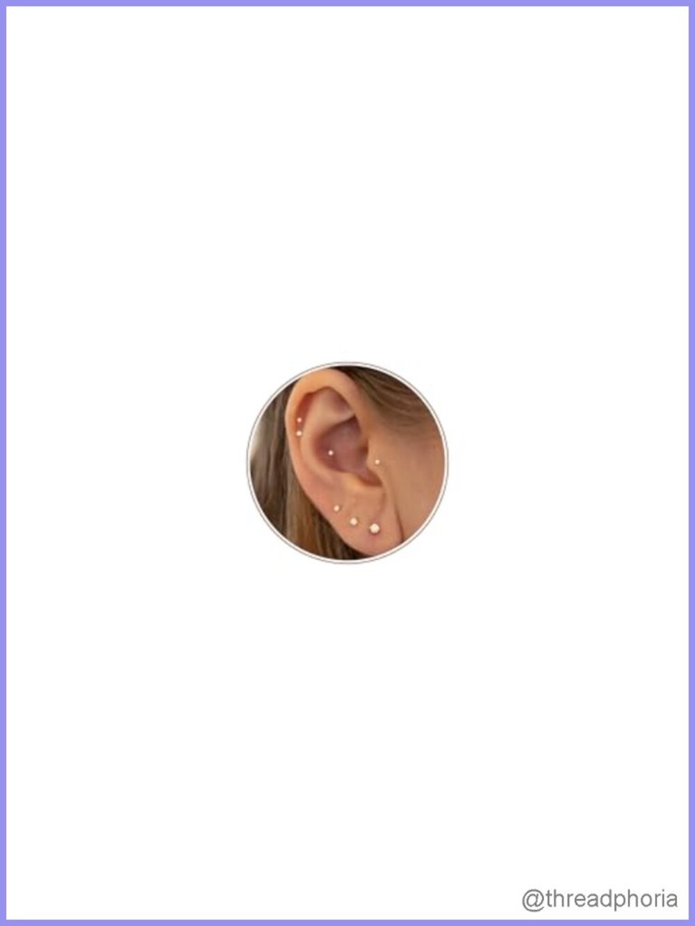 316L Surgical Steel CZ Stud Earrings Threadless Flat Back Cartilage Tragus Nose